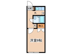 ホークハイツの物件間取画像